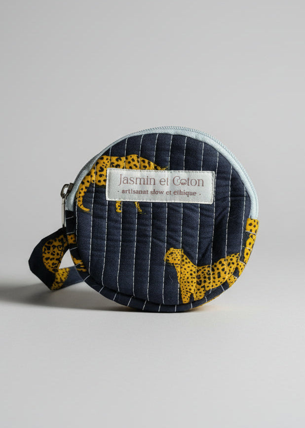 Black Leopard Fanny Pack