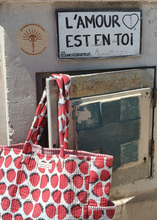 Sac Plage Fraises