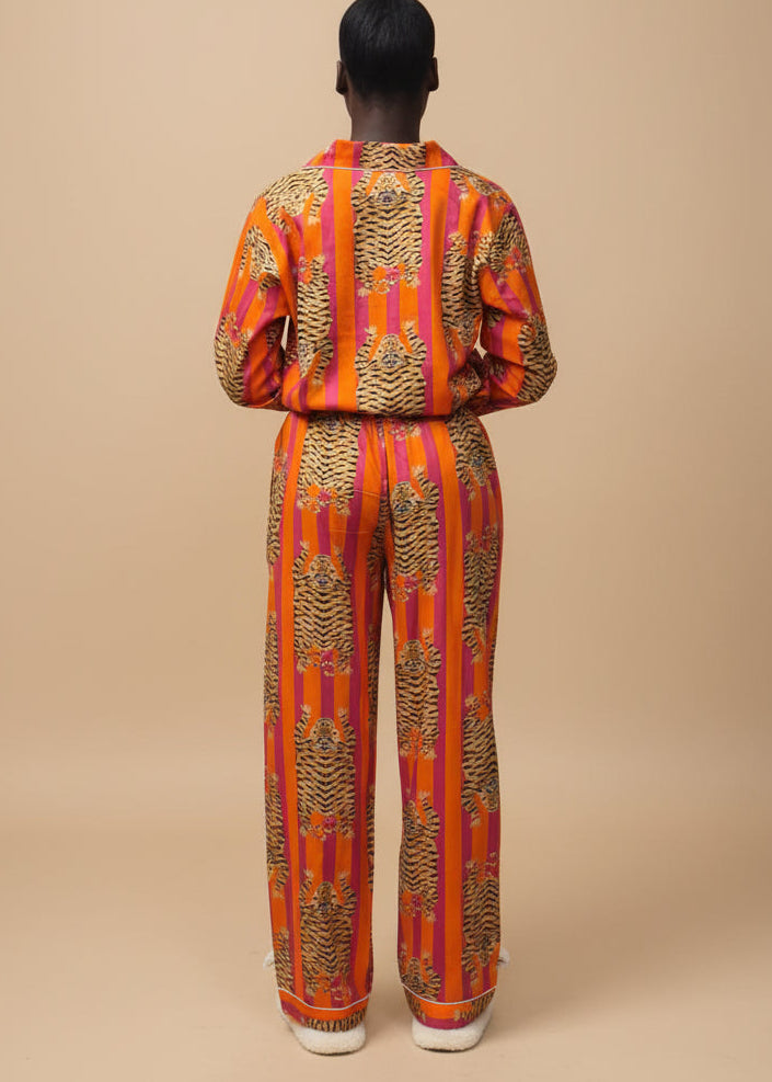 Tiger Orange Pyjama Set