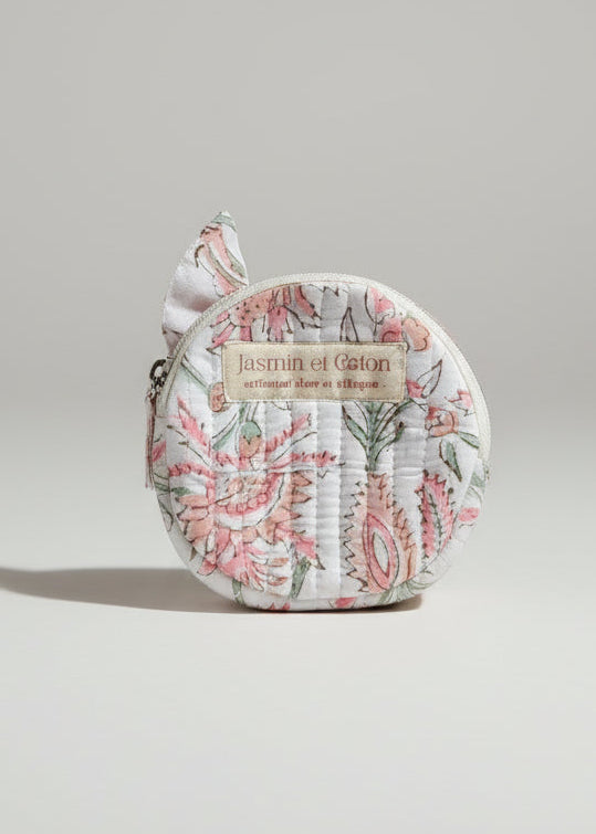 Pink flowers Coin Bag