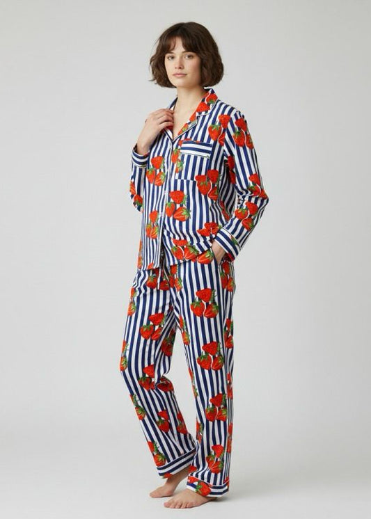 Blue Hearts Pyjama Set