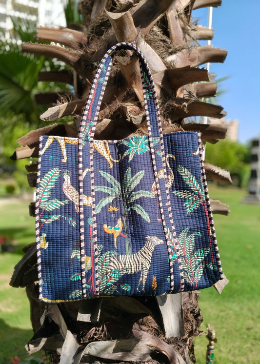 Blue Jungle Bag