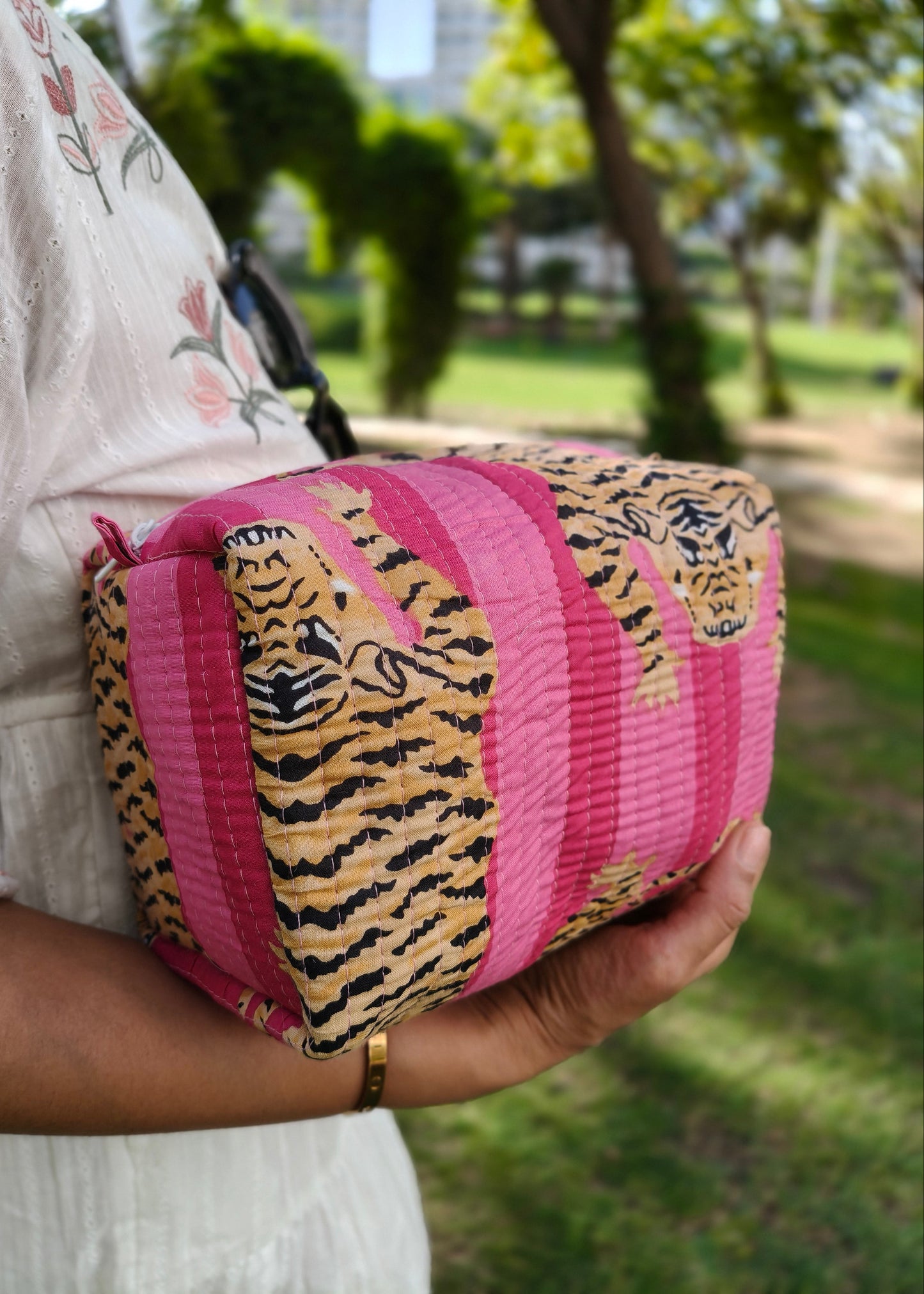 Pink Tiger Pouch