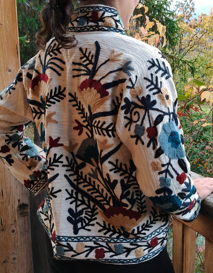 Multi-colored Embroidered Jacket