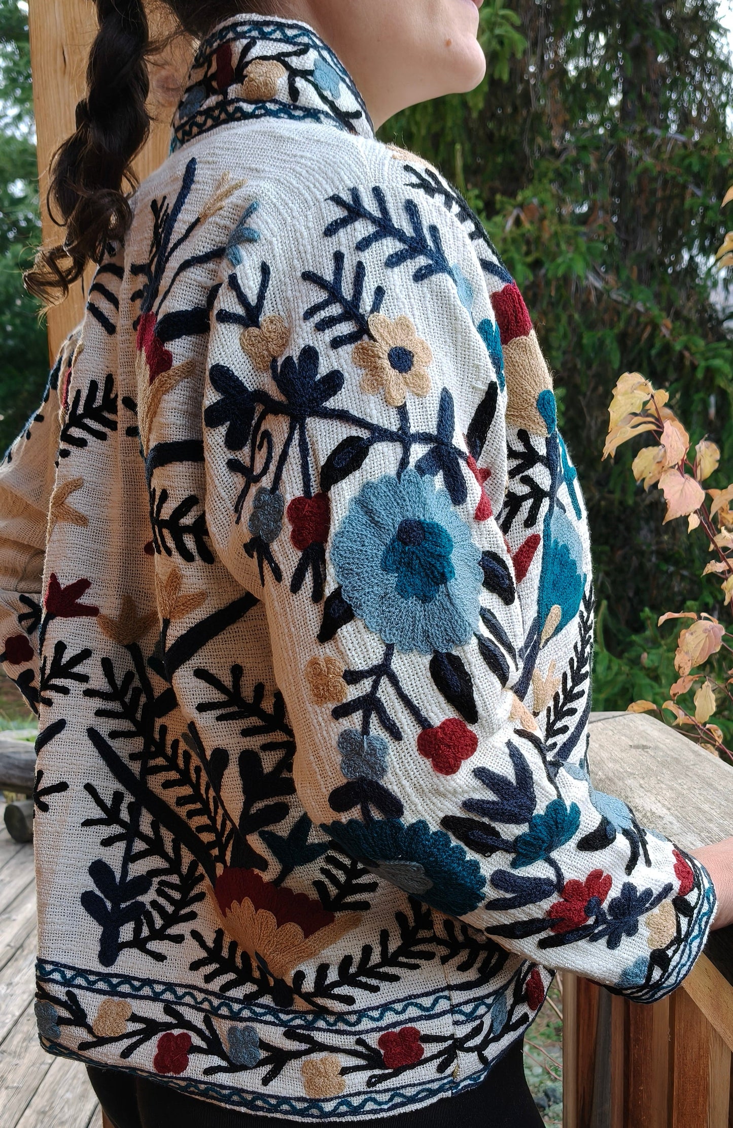 Multi-colored Embroidered Jacket