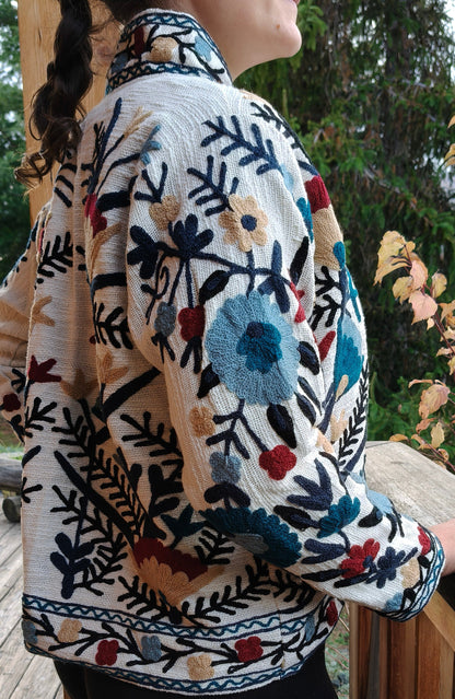 Multi-colored Embroidered Jacket