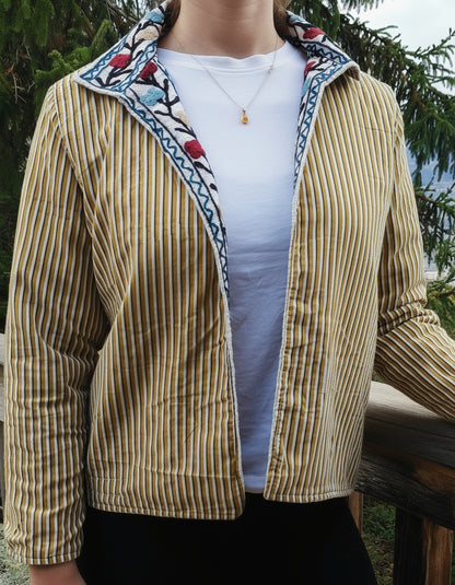 Multi-colored Embroidered Jacket