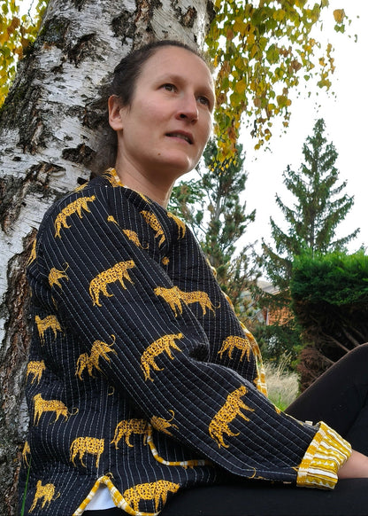 Black Leopard Jacket