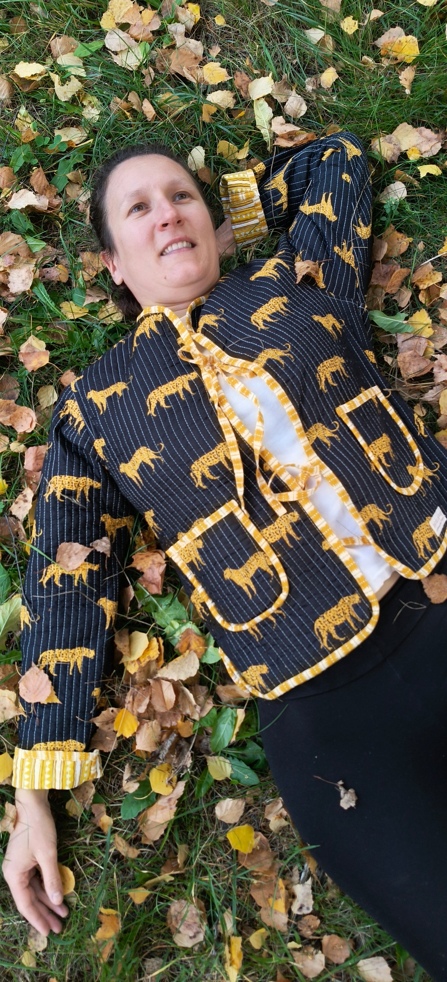 Black Leopard Jacket