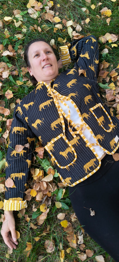 Black Leopard Jacket