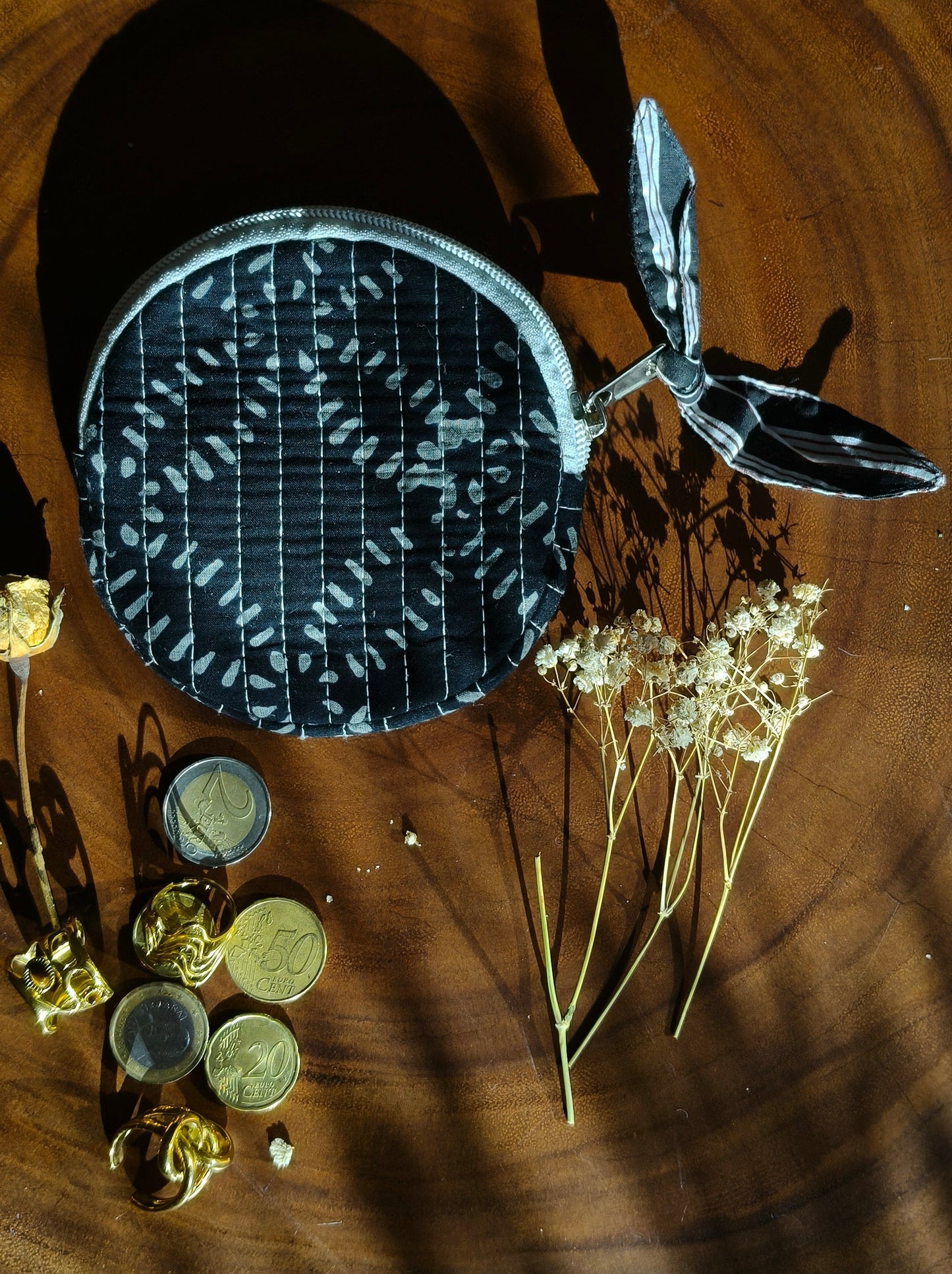 Black Diamond Coin Bag