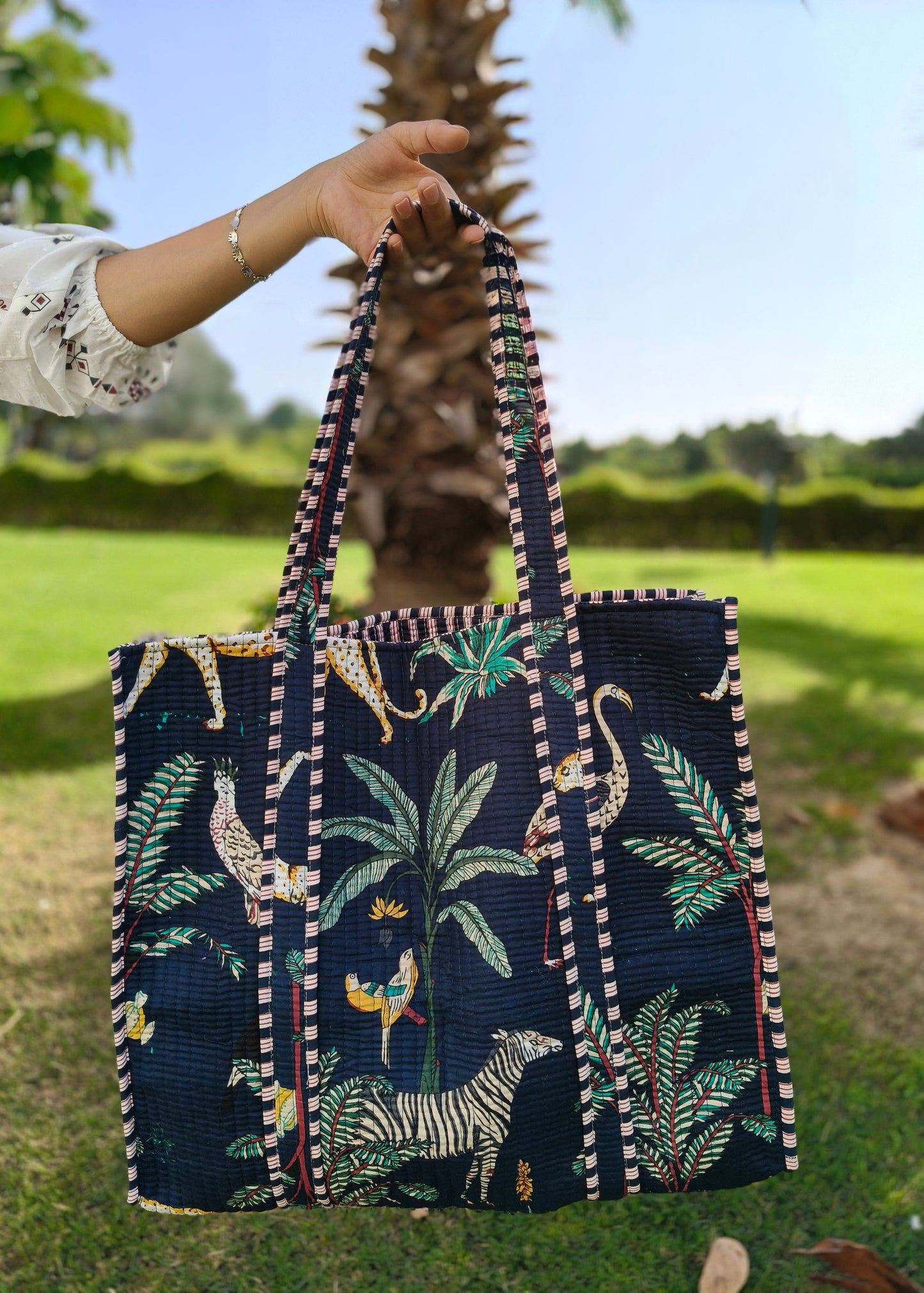 Blue Jungle Bag