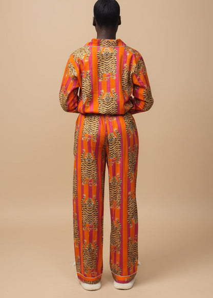 Tiger Orange Pyjama Set